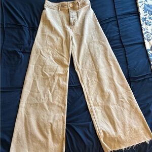 Zara Beige Casual Trousers